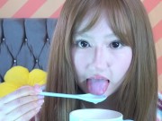 Surprise! I found a magic spoon in my sister's bedroom. Now I can enjoy the milk her boyfriend has 4/16