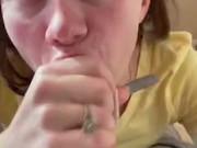 You like the way I blow daddy? 14/16