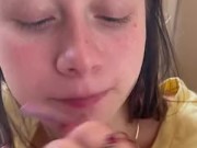 You like the way I blow daddy? 6/16