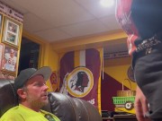 Fresh outta work I fucked my neighbors wife while he showers 1/16