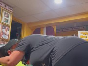 Fresh outta work I fucked my neighbors wife while he showers 2/16