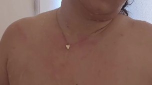 She Likes Playing With Her Sensitive Asian Tits