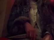 Hot blonde milf was caught by a horny waiter while touching her wet pussy under the table onlyfans 14/16