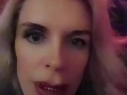 Hot blonde milf was caught by a horny waiter while touching her wet pussy under the table onlyfans 3/16