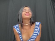 A slut pretends to be a model to show off her tight pussy to get fucked by her mother's photographer 3/16