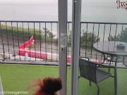 He Made Me Stand NAKED on the BALCONY and Fucked Me and Came Inside Without Asking 11/16