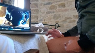 I miss her, she's out for a couple of days. I'm enjoying with one of our vids