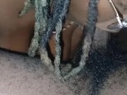 BIG TITTY EBONY FREAK WAS SHY AT FIRST UNTIL FAT DICK GOT IN HER MOUTH!!!!!!! 6/16