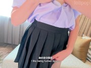 Hookup with Exchange Student Fucked in Uniform- 制服诱惑约炮反差留学生 12/16