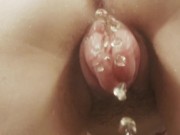Pumped pussy compilation in slow motion. Squirting, shaking huge pussy lips 15/16