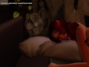 Big tits ebony get her pussy pounded after breaking up with her ex - The sims 4