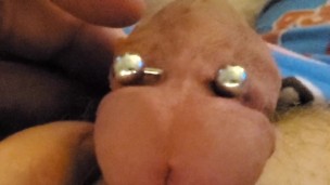 Beautiful Frenum Cock " hard with bowtie"