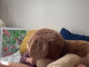 CHUBBY GIRL HUMPS TEDDY 5/16