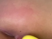 Toying with my needy creamy pussy 13/16