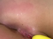 Toying with my needy creamy pussy 2/16