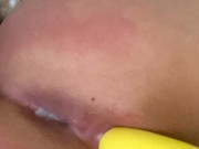 Toying with my needy creamy pussy 5/16