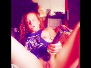 Sexy Creamy Big Titty Masturbating with Vibrator 13/16