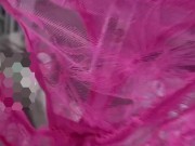 Teasing in Pink 🩷 Hot MILF Will Make You 💦 1/16