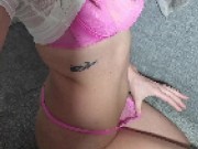 Teasing in Pink 🩷 Hot MILF Will Make You 💦 7/16