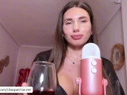 ASMR * In a romantic setting, a hot brunette Mic Pumping Your Cock and Make You CUM * Cleo Patrice 1/16