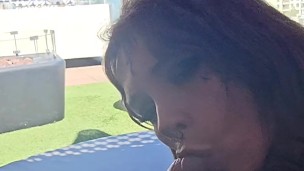 TRANS GIRL SUCKING DICK BEFORE WINNING AN AWARD IN HOLLYWOOD