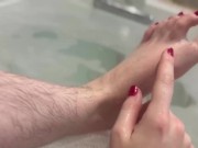 Legs and Bush in the Bath (full on OF) 3/16