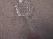 Peeing All Over My Soaking Piss-Stained Carpet 2/16