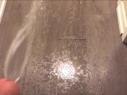 Power Pissing All Over My Hallway Floor 9/16