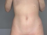 Tender babe surprises! Small tits and pussy caresses are too cute and hot to miss! 5/16