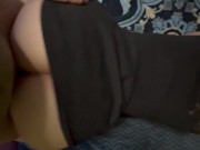 Le doy de perrito con todo y vestido