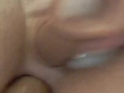 I love it when my holes are stretched by two cocks 8/16