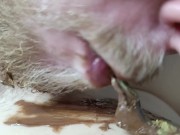 Kinky disgusting sex and cumshot with Dubai chocolate - perverted couple 14/16