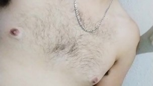 Calentandome antes de tomar un baño