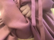 電車で知らないおじさんに触られて　ムズムズが止まらず我慢出来ずにお家でオナニー 14/16