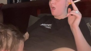 Smoking While Getting Fingered - Full Vid On OF