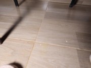 SHE MASTURBATES HER TIGHT PUSSY AND SQUIRTS POV MASTURBATION