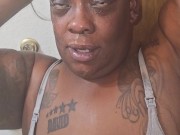 Afrer i Got a facial in the middle of doing my hair 10/16