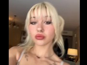 Hot Blonde with pigtails teaser video 2/16