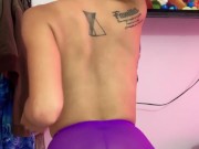 I make a hot video for my lover showing my tits. 6/16