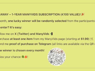 Imani Valor x Nico luva anal creampie swallow – giveaway promo