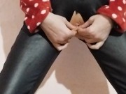 I LOVE TO FUCK MY PUSSY WITH A BIG TOY IN BLACK STOCKINGS 12/16