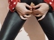 I LOVE TO FUCK MY PUSSY WITH A BIG TOY IN BLACK STOCKINGS 15/16