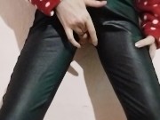 I LOVE TO FUCK MY PUSSY WITH A BIG TOY IN BLACK STOCKINGS 2/16