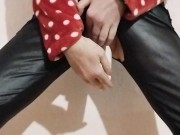 I LOVE TO FUCK MY PUSSY WITH A BIG TOY IN BLACK STOCKINGS 9/16