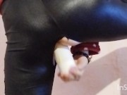 TO BE FUCK FROM BEHIND BY A BIG TOY IS GREAT,close up view 10/16