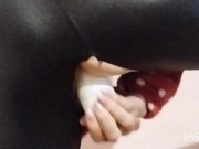 TO BE FUCK FROM BEHIND BY A BIG TOY IS GREAT,close up view 16/16