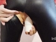 TO BE FUCK FROM BEHIND BY A BIG TOY IS GREAT,close up view 3/16