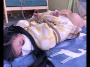 bondage orgasm with sex machine