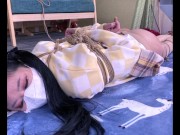 bondage orgasm with sex machine 14/16