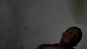 Big Dick Nigga Playing With his Cock inside my room
